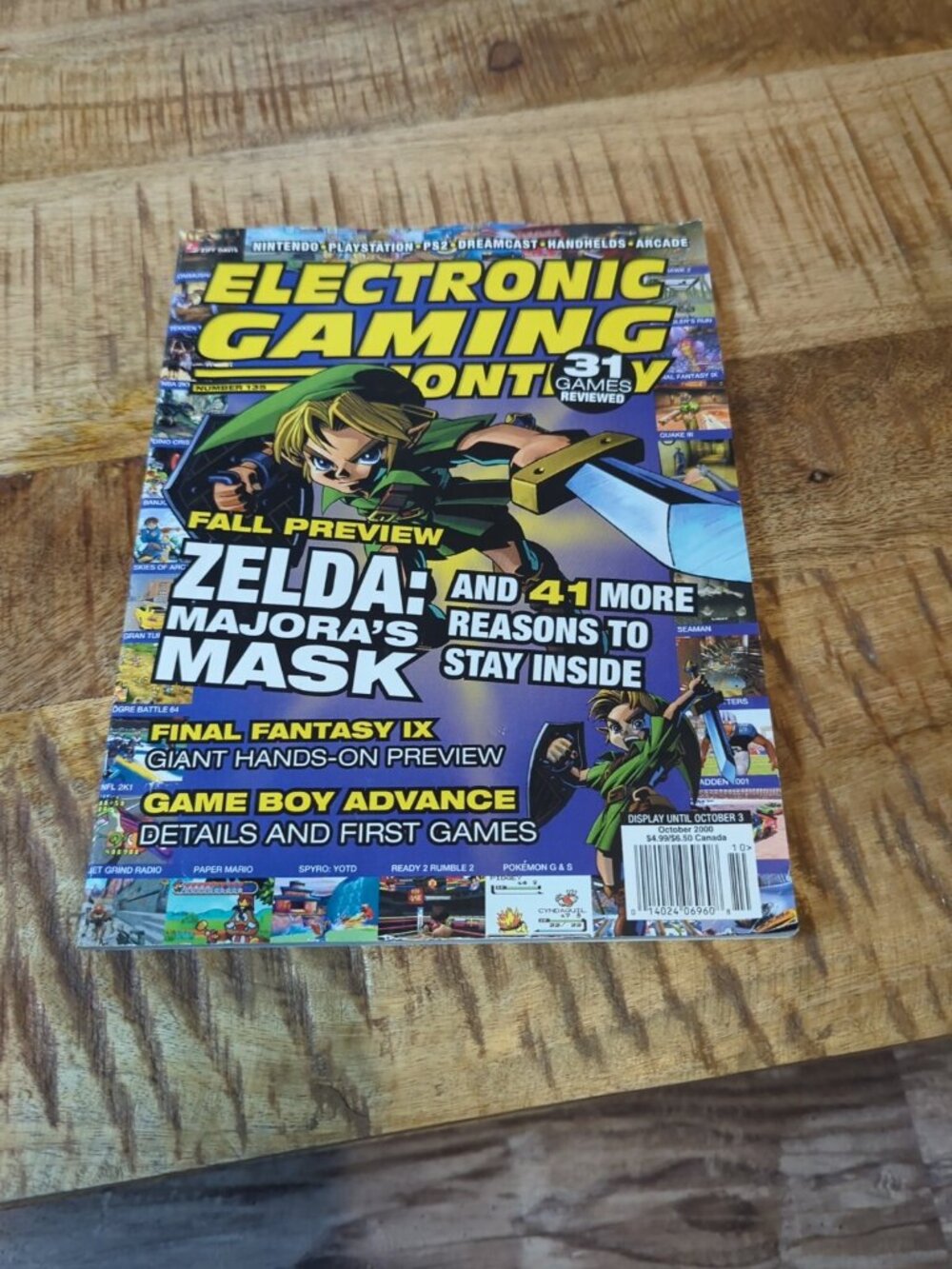 Electronic Gaming Monthly Magazine EGM Oct 2000 Issue 135 SNES Zelda Majora's